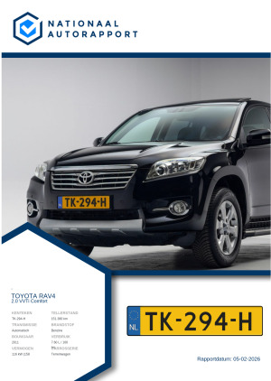 Afbeelding van het Nationaal Autorapport