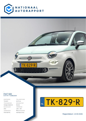 Afbeelding van het Nationaal Autorapport