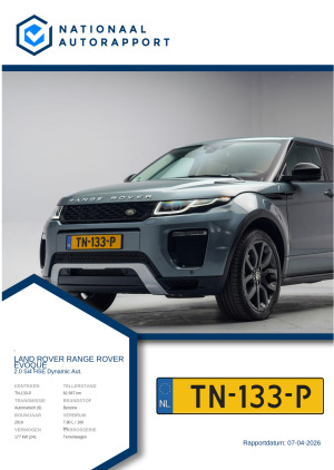 Afbeelding van het Nationaal Autorapport