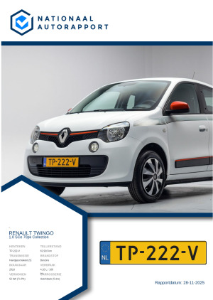 Afbeelding van het Nationaal Autorapport