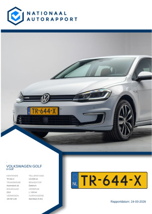 Afbeelding van het Nationaal Autorapport