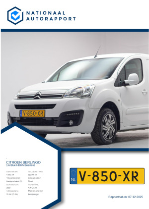 Afbeelding van het Nationaal Autorapport