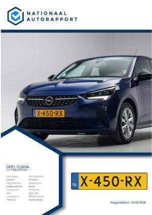 Afbeelding van het Nationaal Autorapport