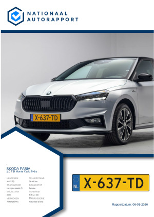 Afbeelding van het Nationaal Autorapport