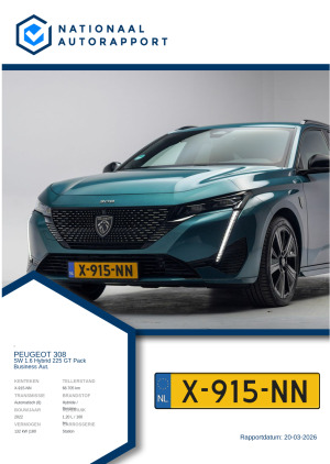 Afbeelding van het Nationaal Autorapport