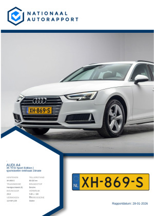 Afbeelding van het Nationaal Autorapport