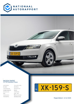 Afbeelding van het Nationaal Autorapport