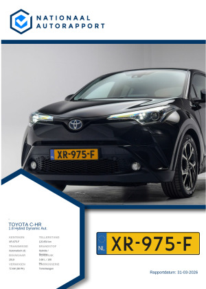 Afbeelding van het Nationaal Autorapport