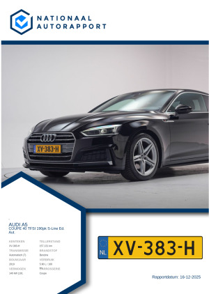 Afbeelding van het Nationaal Autorapport