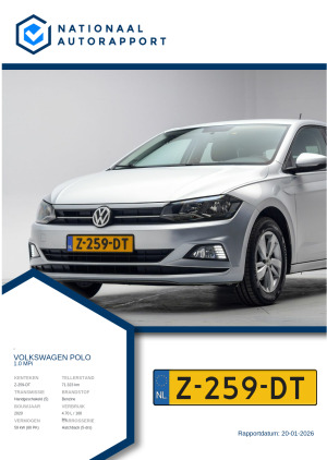 Afbeelding van het Nationaal Autorapport