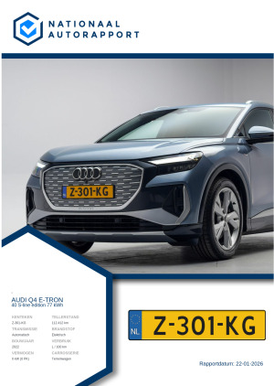 Afbeelding van het Nationaal Autorapport