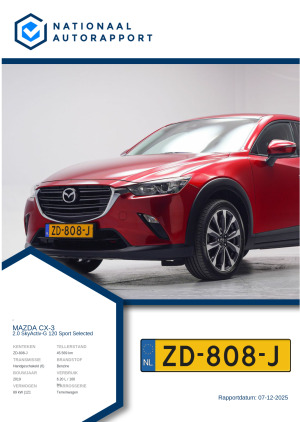 Afbeelding van het Nationaal Autorapport