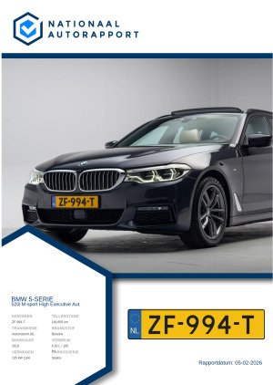 Afbeelding van het Nationaal Autorapport