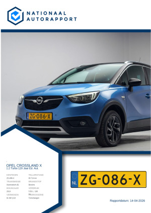 Afbeelding van het Nationaal Autorapport