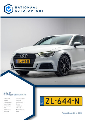 Afbeelding van het Nationaal Autorapport