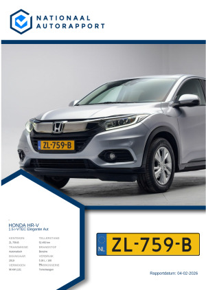 Afbeelding van het Nationaal Autorapport