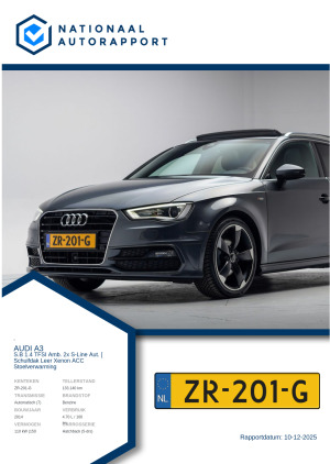 Afbeelding van het Nationaal Autorapport