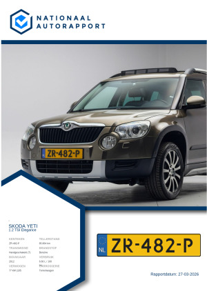 Afbeelding van het Nationaal Autorapport