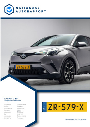 Afbeelding van het Nationaal Autorapport