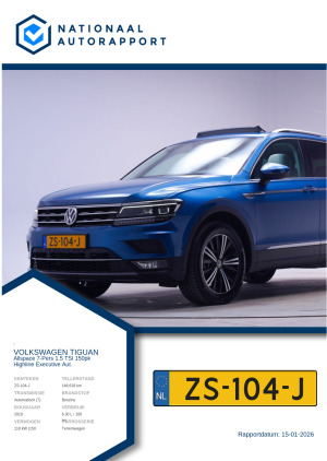 Afbeelding van het Nationaal Autorapport