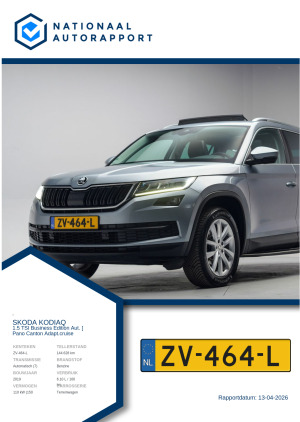 Afbeelding van het Nationaal Autorapport